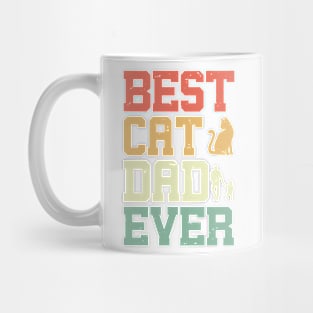 Best CAT DAD EVER Retro Gift for Father’s day, Birthday, Thanksgiving, Christmas, New Year Mug